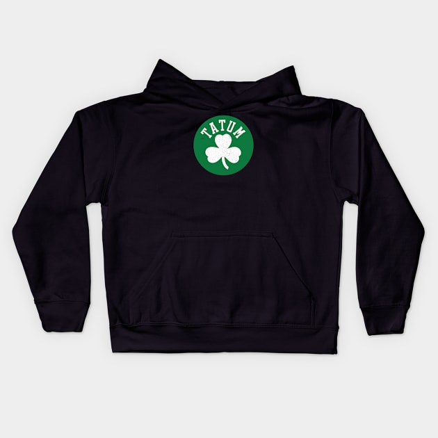 Tatum Shamrock Kids Hoodie by huckblade